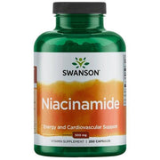 SWANSON niacinamidas 500 mg – 250 kapsulių