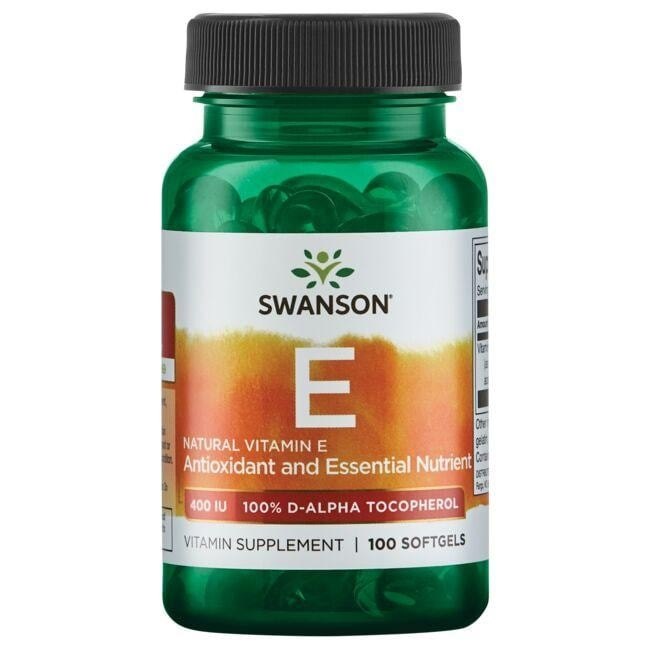 SWANSON vitaminas E 400 TV - 100 kapsulių