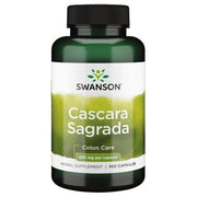 SWANSON Cascara Sagrada 450 mg - 100 kapsulių