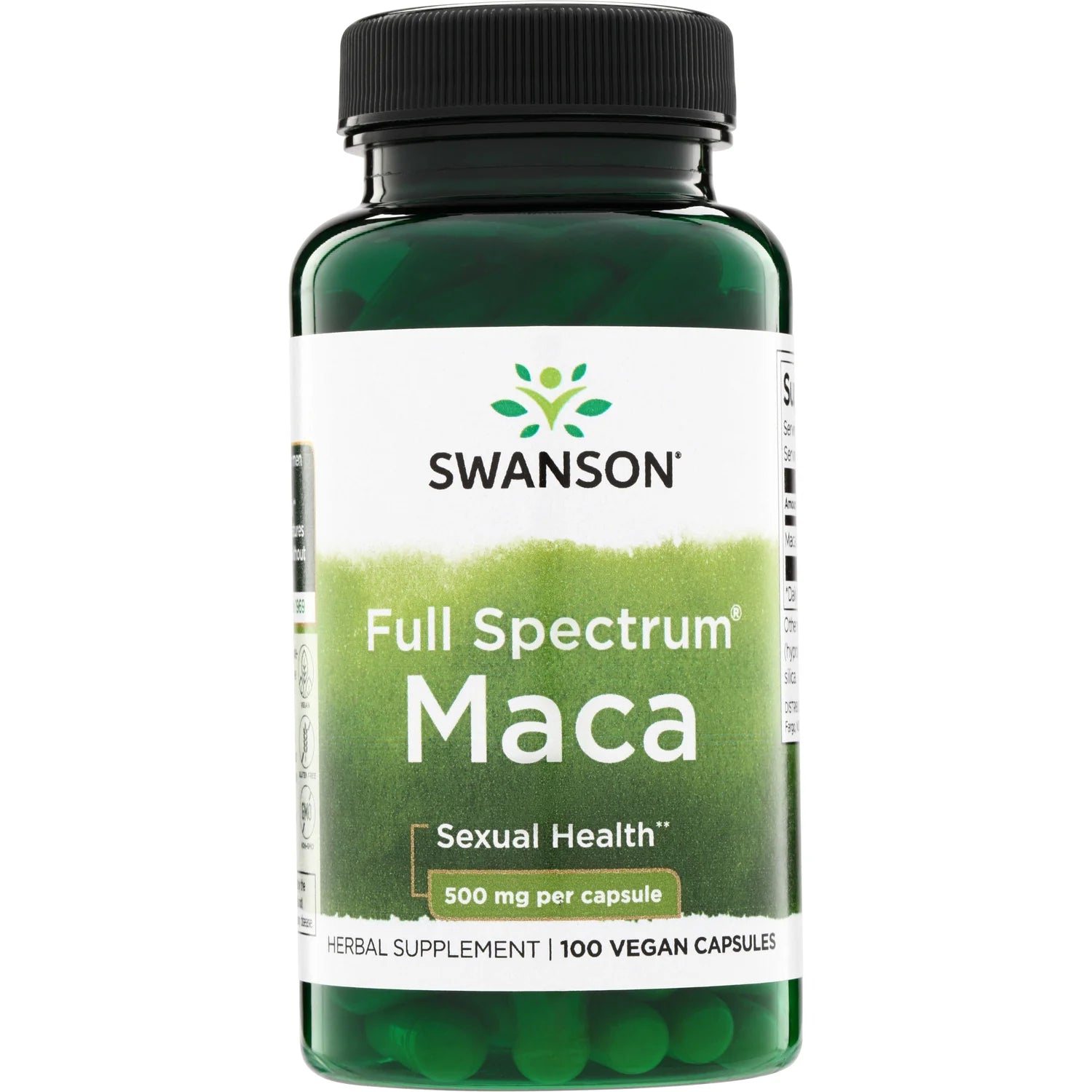 SWANSON Maca 500 mg – 100 kapsulių