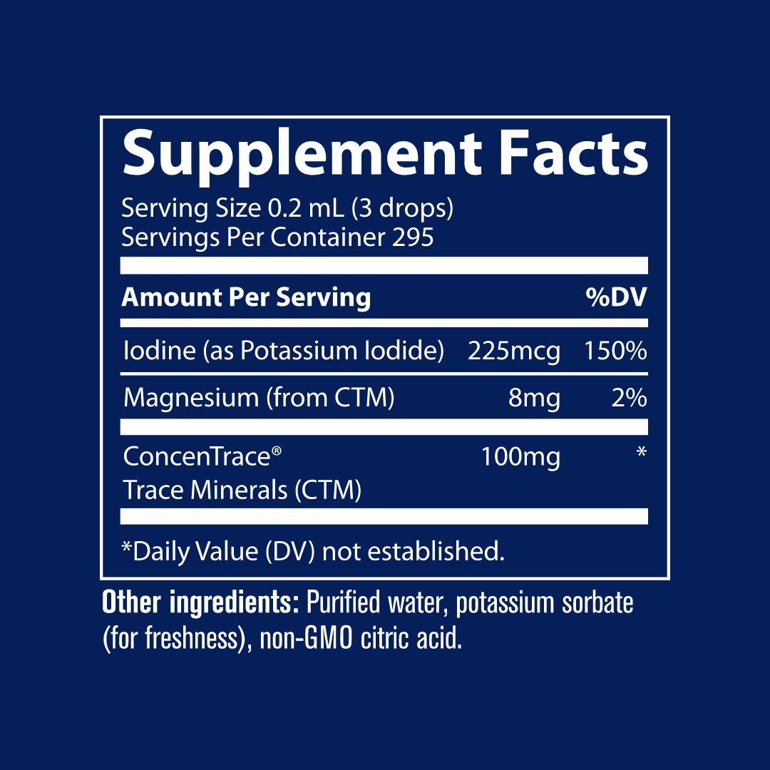 TRACE MINERALS joninis jodas - 59 ml