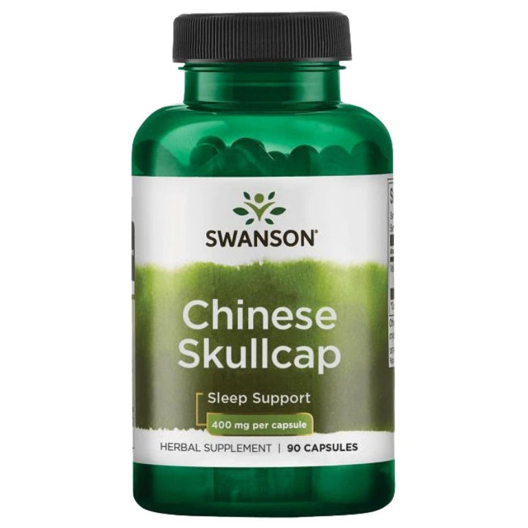 SWANSON Chinese Skullcap (baikalinė kalpokė) 400 mg – 90 kapsulių