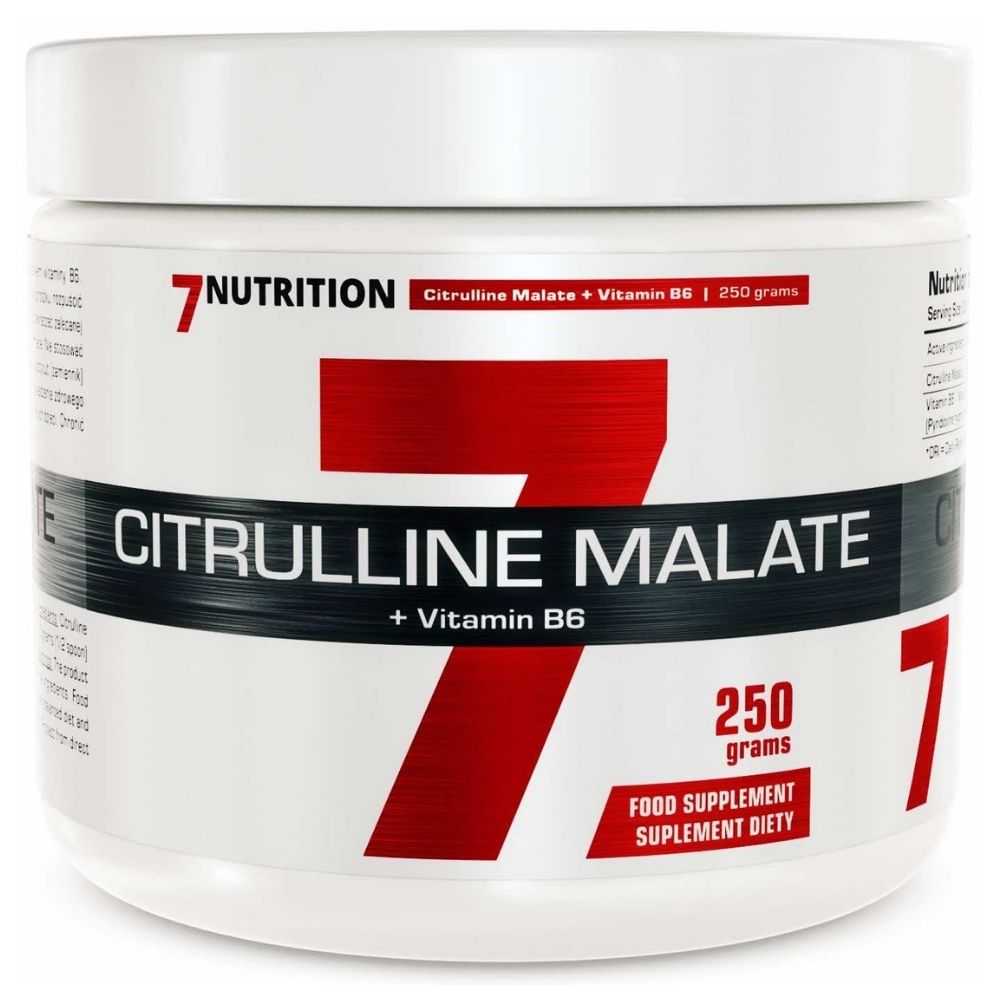 7NUTRITION Citrulino malatas + vitaminas B6 - 250 g