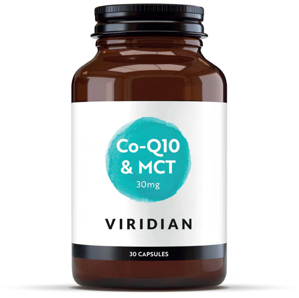 VIRIDIAN kofermentas Q10 30 mg su MCT - 30 kapsulių