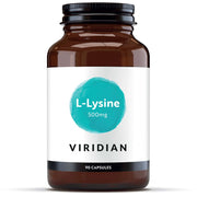 VIRIDIAN L-lizinas 500 mg - 90 kapsulių