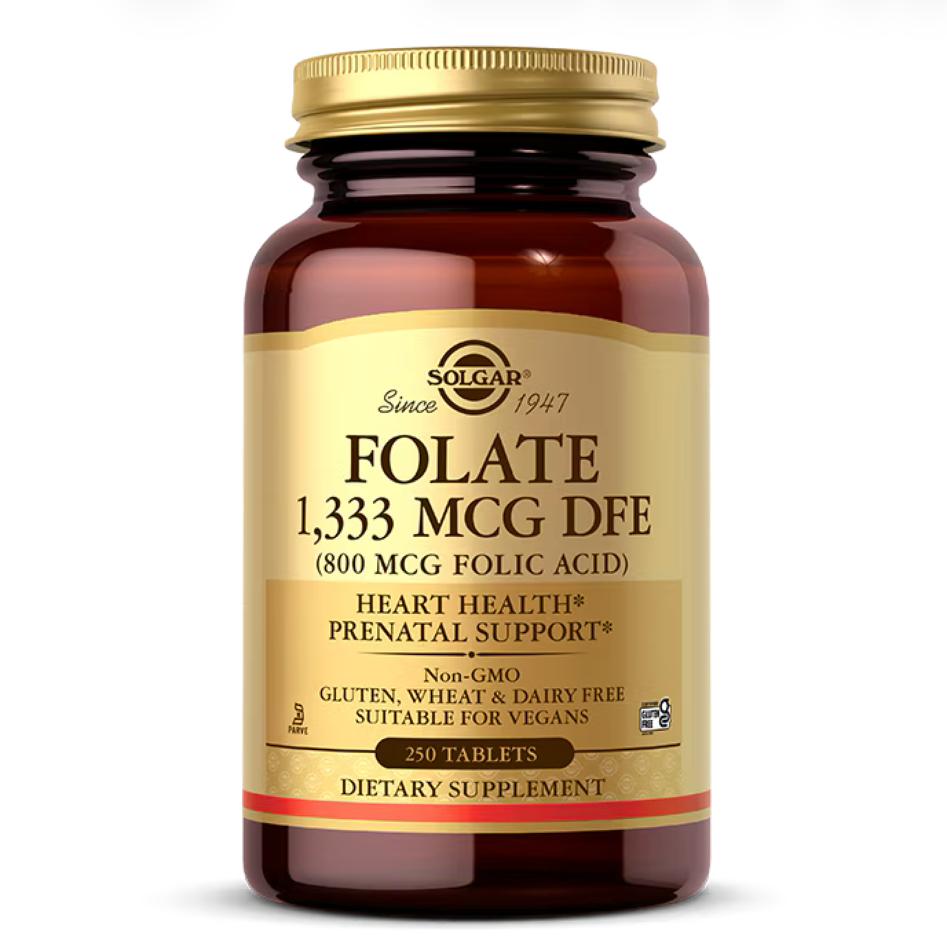 SOLGAR folio rūgštis 800 mcg – 250 tablečių