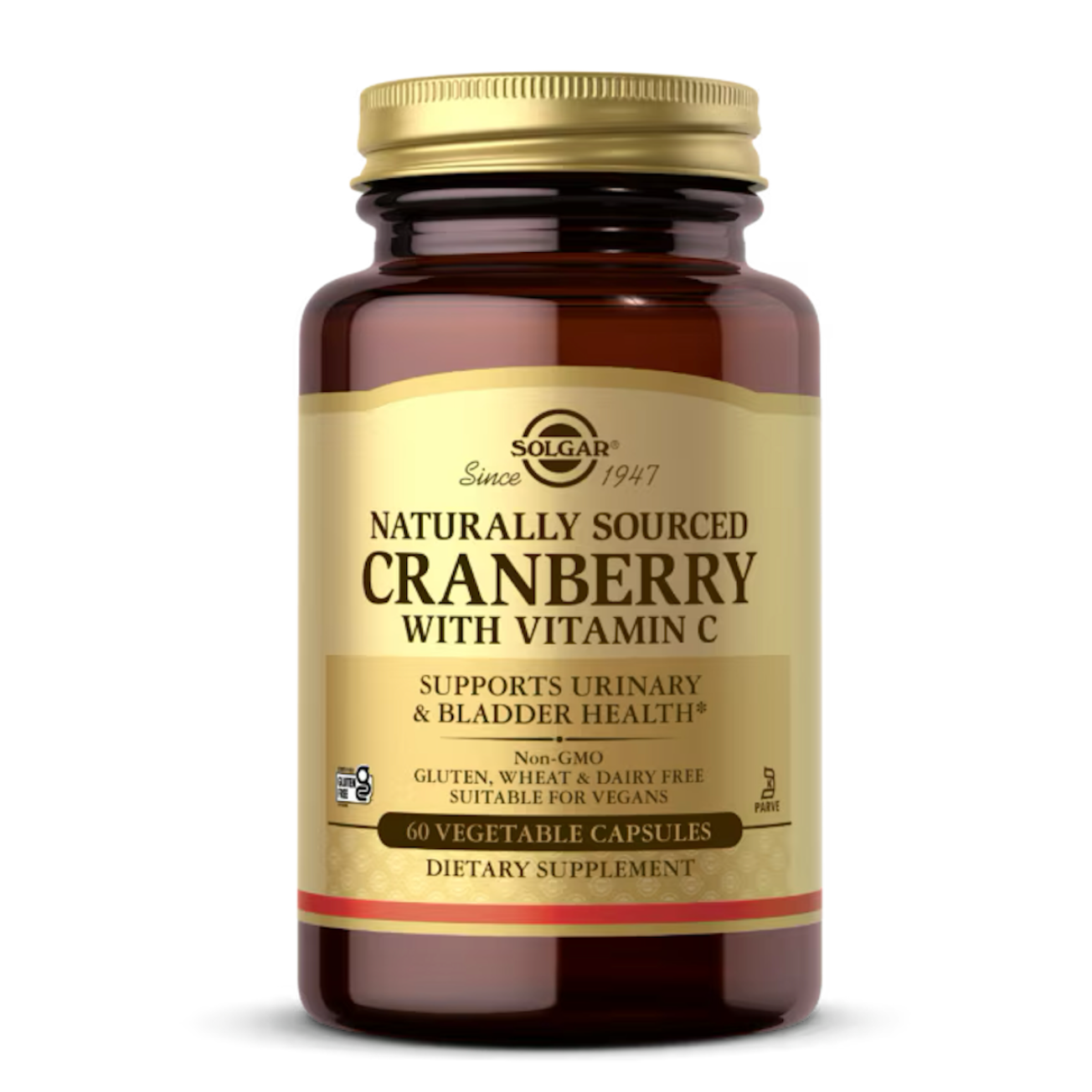 SOLGAR spanguolės su vitaminu C – 60 kapsulių