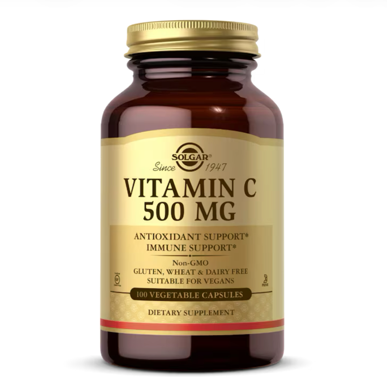 SOLGAR vitaminas C 500 mg – 100 kapsulių