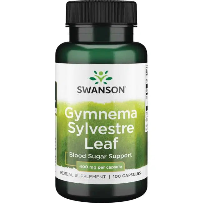 SWANSON Gymnema Sylvestre lapai 400 mg – 100 kapsulių