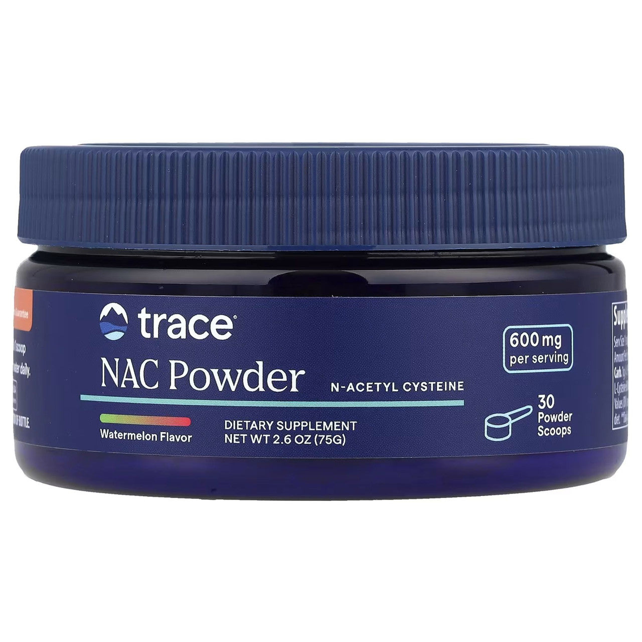 TRACE MINERALS NAC milteliai 600 mg - 75 g
