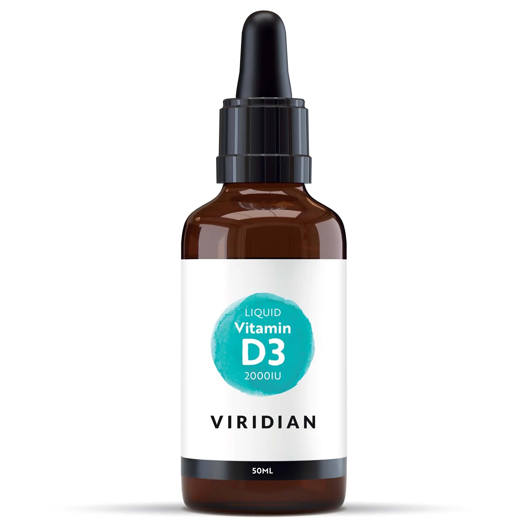 VIRIDIAN skystas vitaminas D3 (veganiškas) - 50 ml