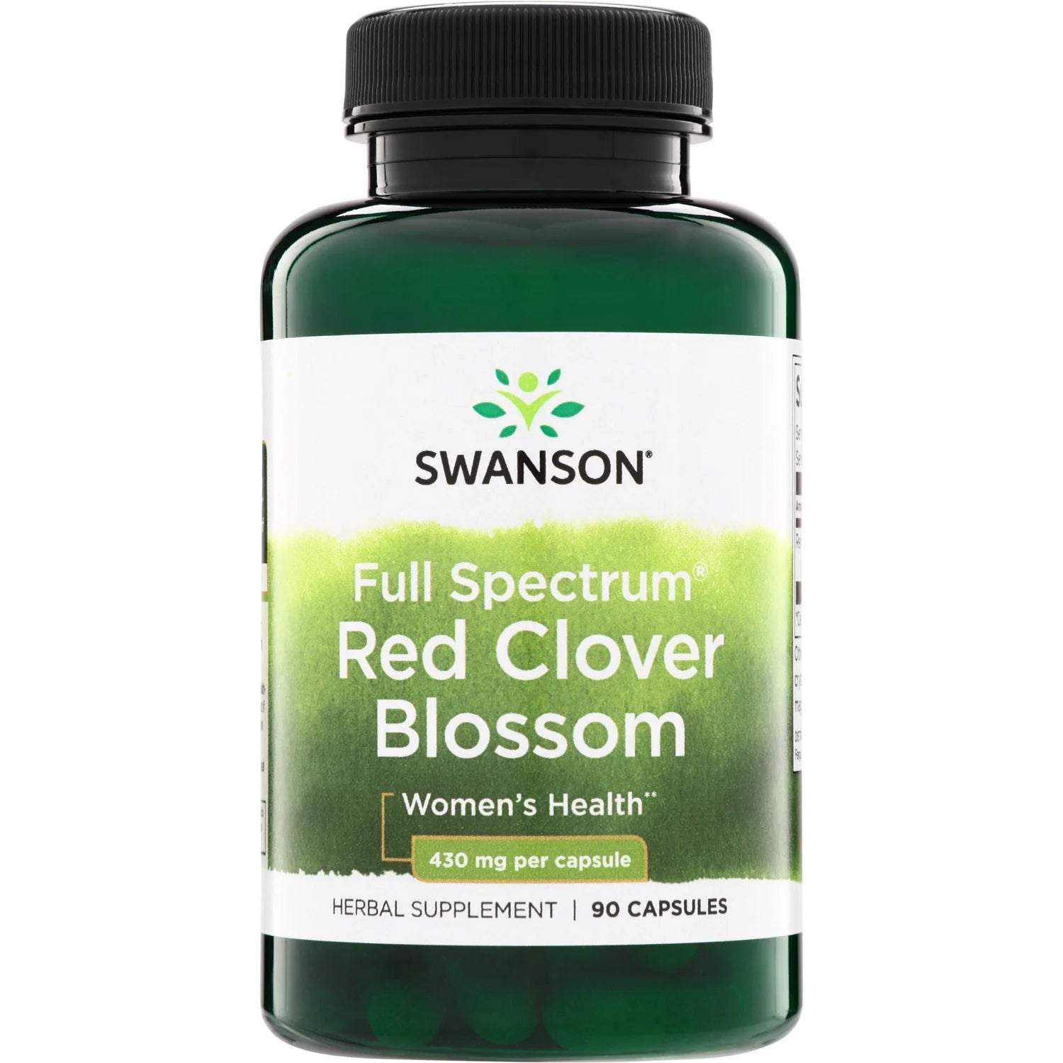 SWANSON raudonųjų dobilų žiedai 430 mg – 90 kapsulių