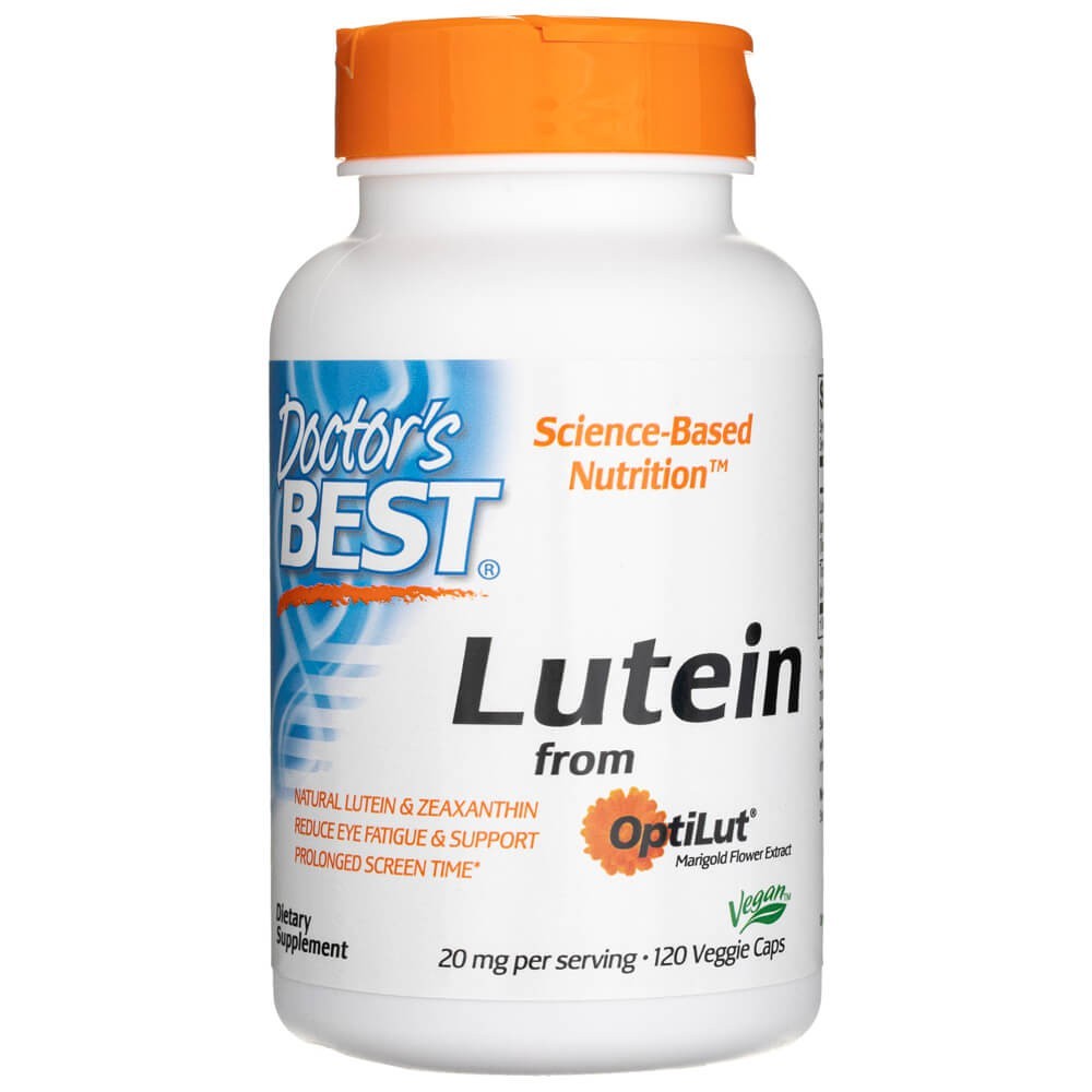Doctor's Best liuteinas iš OptiLut – 120 kapsulių