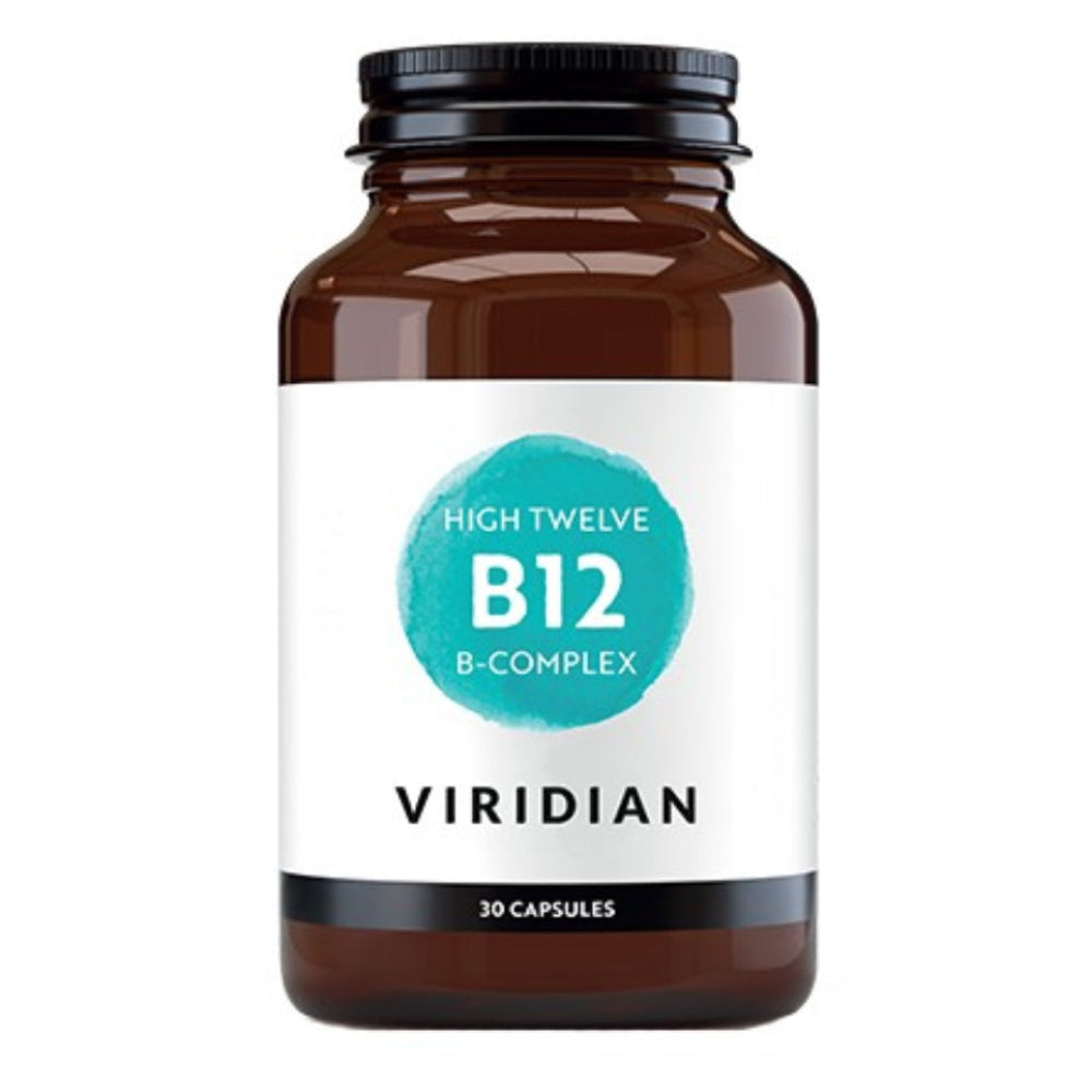 VIRIDIAN High Twelve B12 B-kompleksas - 30 kapsulių