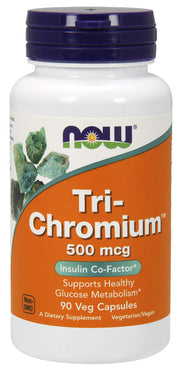 Produkto nuotrauka: NOW Foods Tri-Chromium, 500mcg - 90 kapsulių