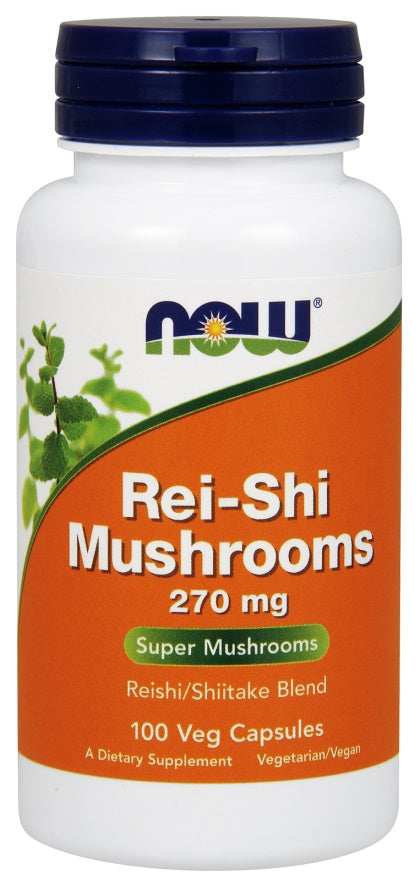 NOW Foods Rei - Shi grybai, 270 mg - 100 kapsulių