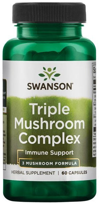 Swanson trigubo grybo standartizuotas kompleksas – 60 kapsulių