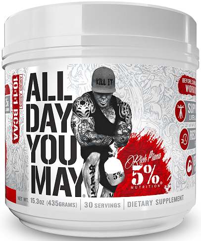 5% Nutrition maistinių medžiagų AllDayYouMay – legendinė serija, vaisių punšas – 435 g