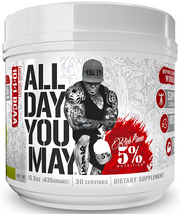 5% Nutrition maistinių medžiagų AllDayYouMay – legendinės serijos, citrinų ir laimų skonio – 435 g