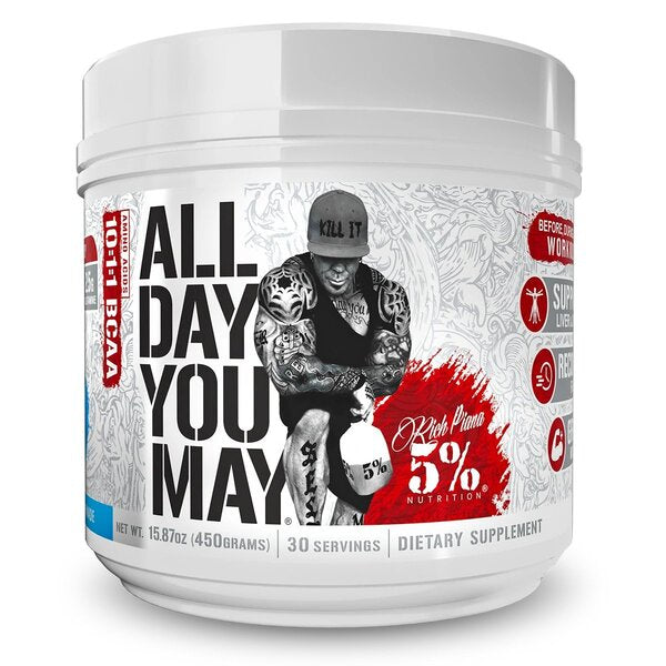 5% Nutrition maistinių medžiagų AllDayYouMay – legendinė serija, mėlynių limonadas – 450 g