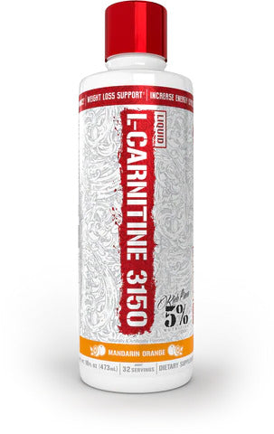 5% Nutrition maistinių medžiagų turintis skystas L - karnitinas 3150 – legendinės serijos, mandarinų apelsinų skonio – 473 ml.