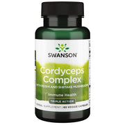 Swanson Cordyceps kompleksas su reiši ir šitake grybais – 60 kapsulių