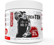 5% Nutrition maistinių medžiagų Crea - TEN – legendinė serija, vaisių punšas – 225 g