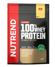 Nutrend 100% išrūgų baltymai, vanilės skonio - 400 g