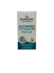 Nordic Naturals Ultimate Omega - D3 žuvų taukai, 1280 mg citrinų skonio – 120 kapsulių
