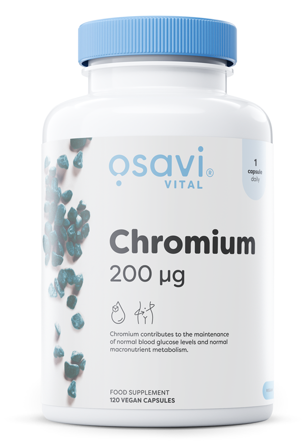 Produkto nuotrauka: Osavi Chromium, 200mcg - 120 vegan caps