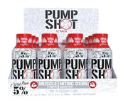 5% Nutrition maistinių medžiagų turintis Pump Shot, Tropical Punch – 12 x 59 ml.