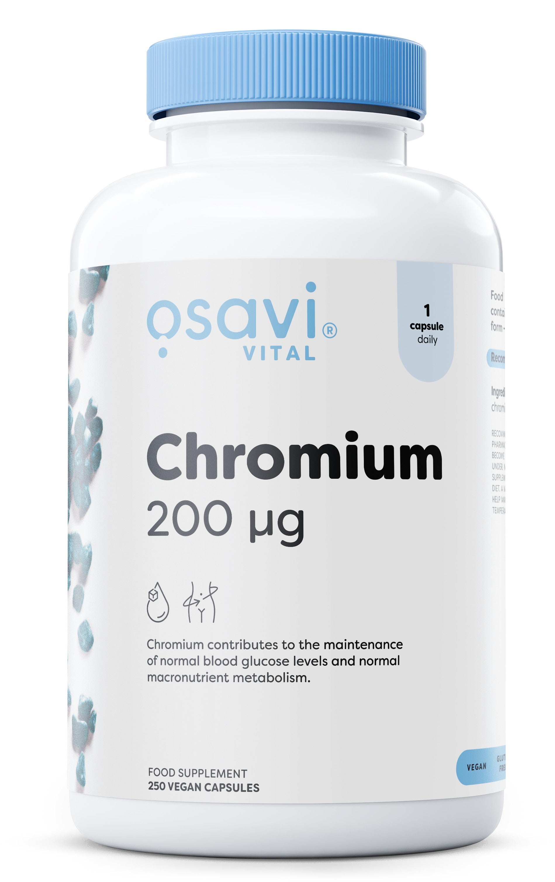 Produkto nuotrauka: Osavi Chromium, 200mcg - 250 vegan caps