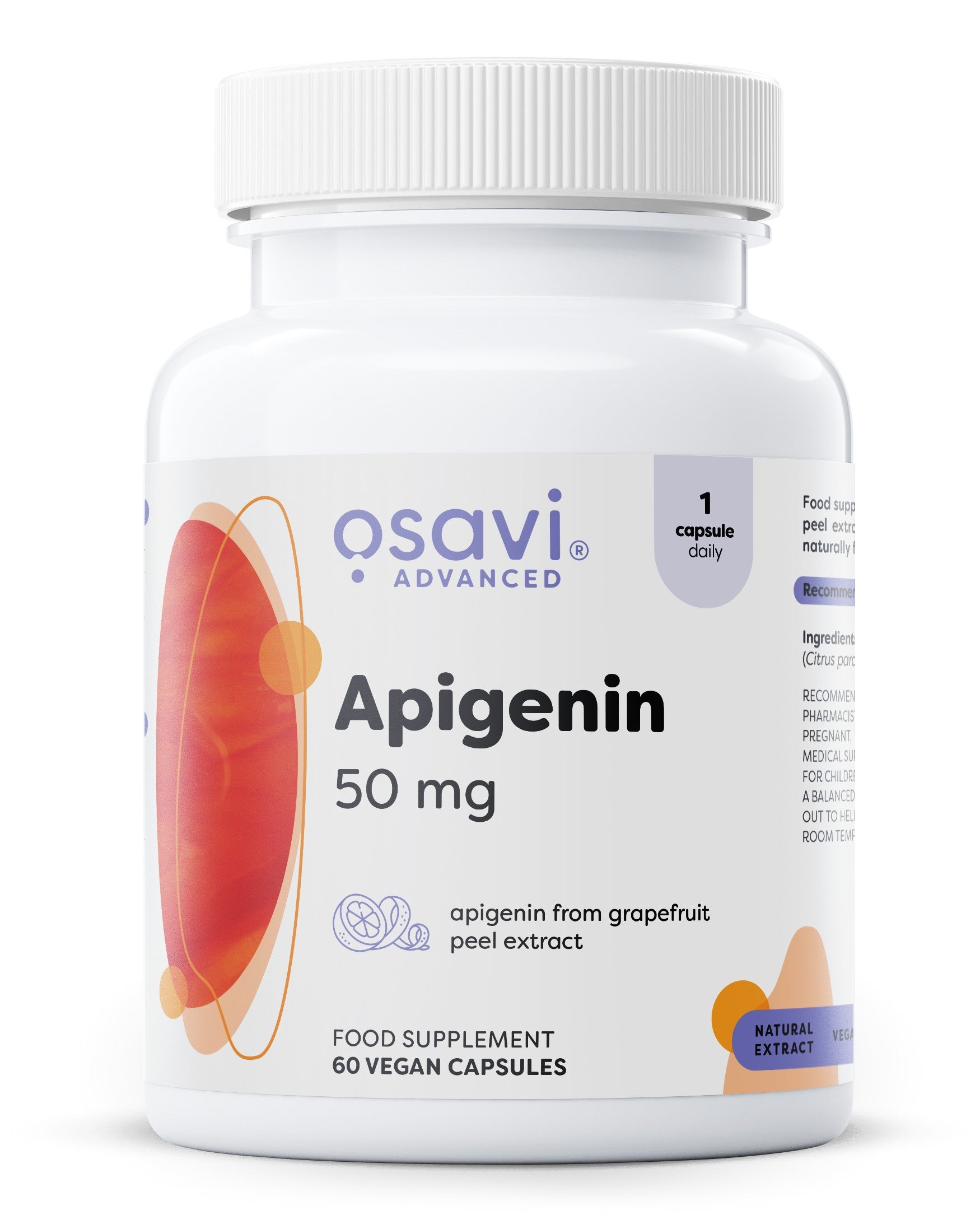 Produkto nuotrauka: Osavi Apigenin, 50mg - 60 vegan caps