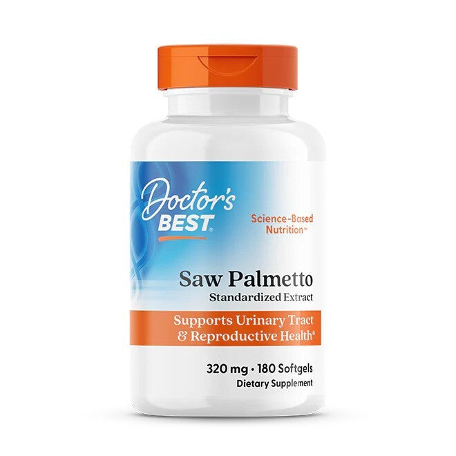 Doctor's Best standartizuotas sabalpalmės ekstraktas, 320 mg – 180 kapsulių