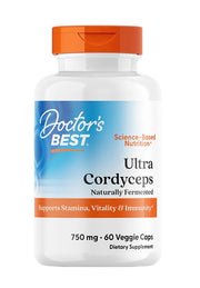 Doctor's Best Ultra Cordyceps, 750 mg – 60 kapsulių