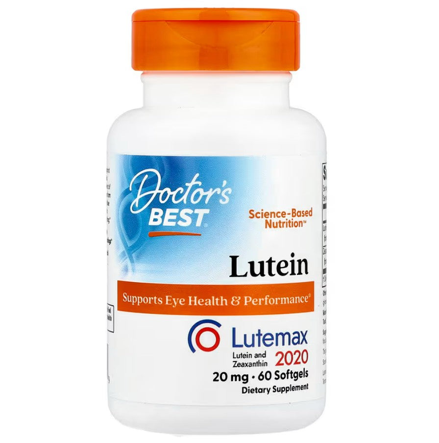 Doctor's Best liuteinas su Lutemax, 20 mg – 60 kapsulių