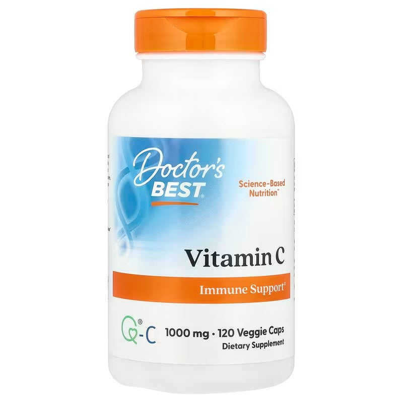 Doctor's Best Geriausias Doctor's Best vitaminas C su Q - C, 1000 mg – 120 kapsulių