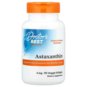 Doctor's Best astaksantinas, 6 mg – 90 vegetariškų kapsulių