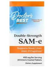 Doctor's Best SAM - e, 400 mg dvigubo stiprumo – 60 tablečių