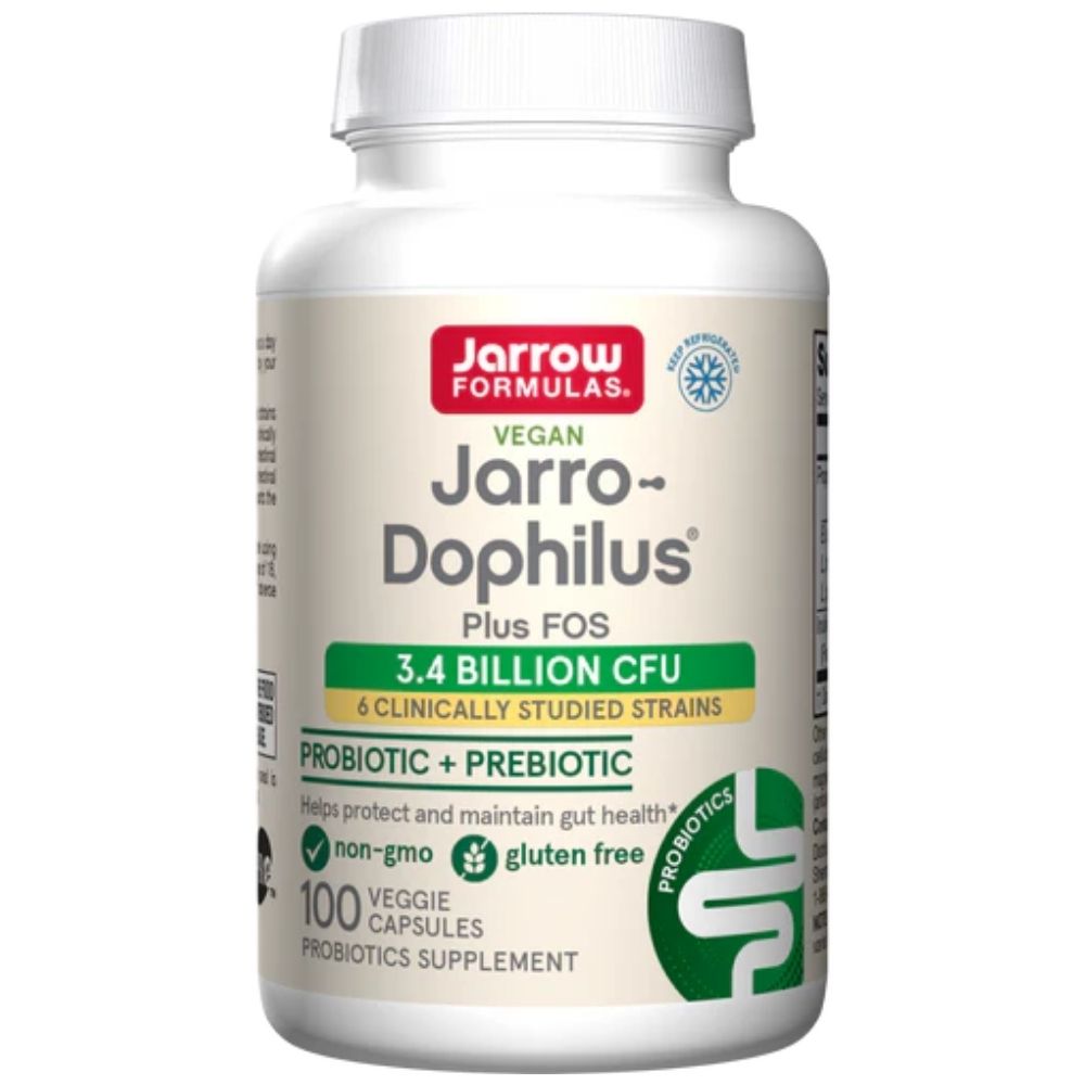 Jarrow Formulas Jarro-Dophilus + FOS (sinbiotikas) - 100 kapsulių