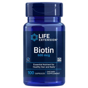 „Life Extension“ biotinas 600 mg - 100 kapsulių