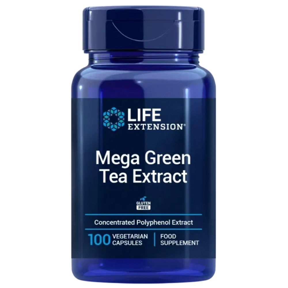 LIFE EXTENSION žaliosios arbatos ekstraktas 725 mg – 100 kapsulių