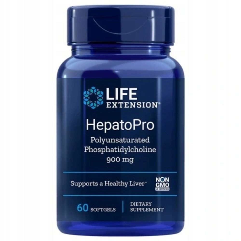 LIFE EXTENSION HepatoPro (polienilfosfatidilcholinas) - 60 kapsulių