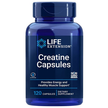 LIFE EXTENSION kreatino kapsulės – 120 kapsulių