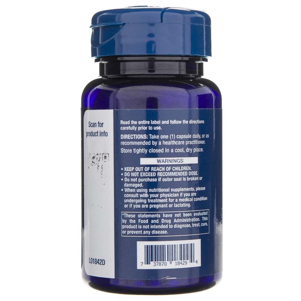 LIFE EXTENSION bioaktyvūs folatai ir vitaminas B12 – 90 kapsulių