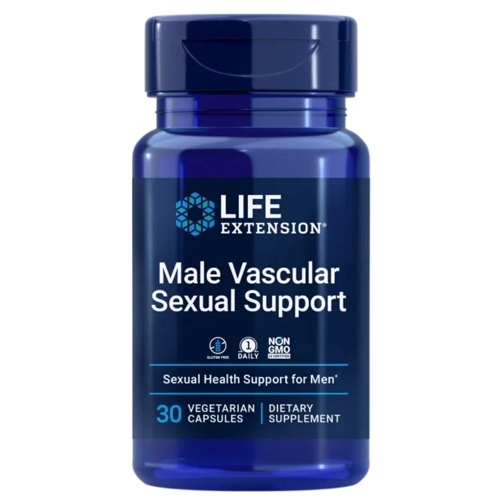 LIFE EXTENSION Male Vascular Sexual Support – 30 kapsulių