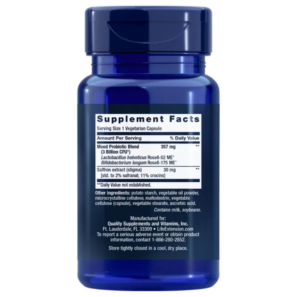 LIFE EXTENSION FLORASSIST® Mood Improve - 30 kapsulių