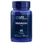 LIFE EXTENSION melatoninas 1 mg - 60 kapsulių