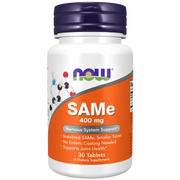 NOW FOODS SAMe (S-adenozil-L-metioninas) 400 mg – 30 tablečių