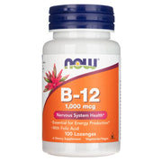 NOW FOODS vitaminas B-12 1000 mcg – 100 pastilių
